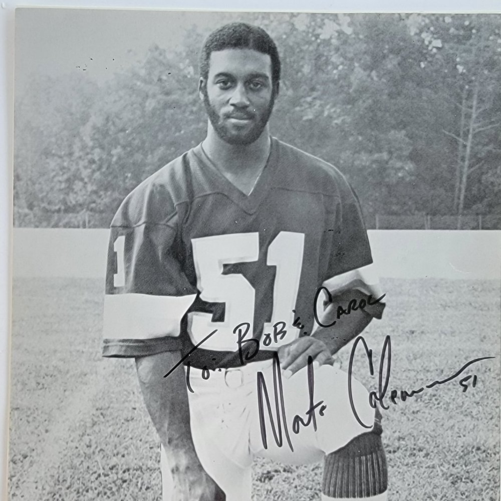 autographed monte coleman 8x10